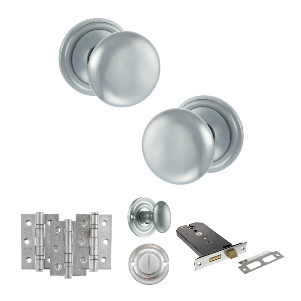 Atlantic OE58MMK Old English Harrogate Mortice Knob Door Handle Pack