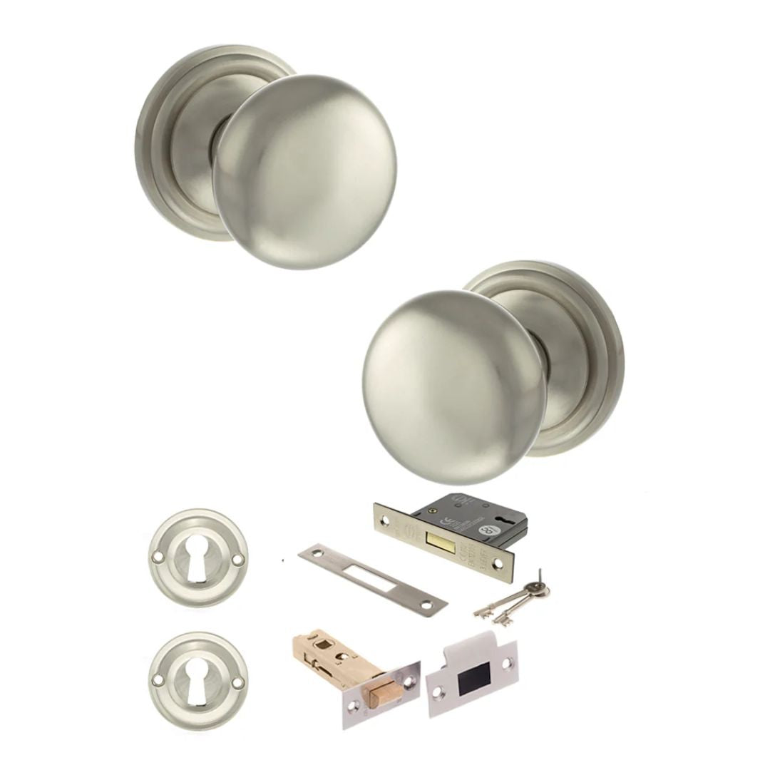 Atlantic OE58MMK Old English Harrogate Mortice Knob Door Handle Pack