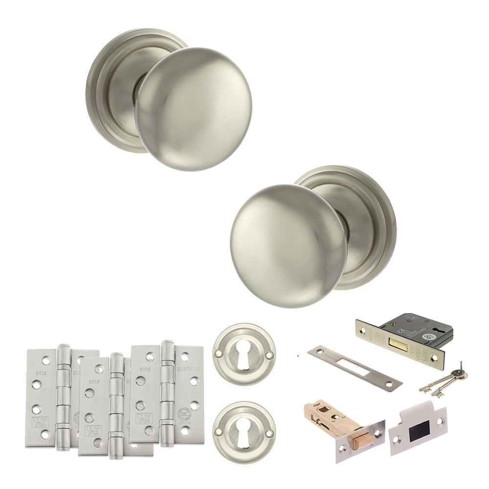 Atlantic OE58MMK Old English Harrogate Mortice Knob Door Handle Pack