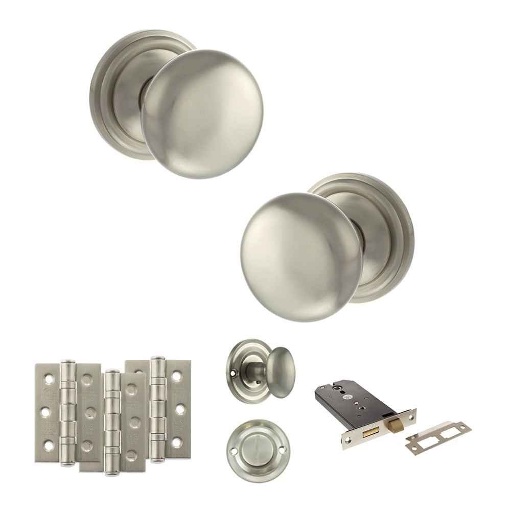 Atlantic OE58MMK Old English Harrogate Mortice Knob Door Handle Pack