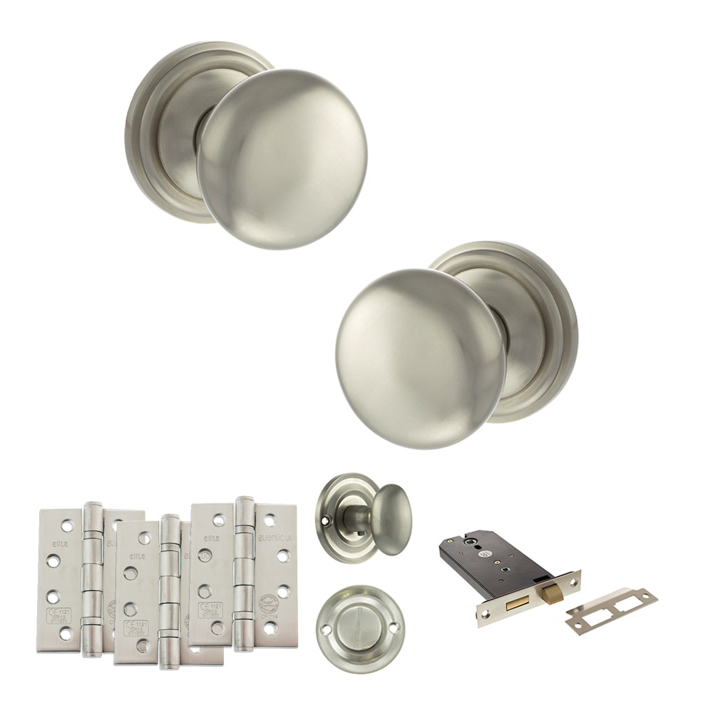 Atlantic OE58MMK Old English Harrogate Mortice Knob Door Handle Pack
