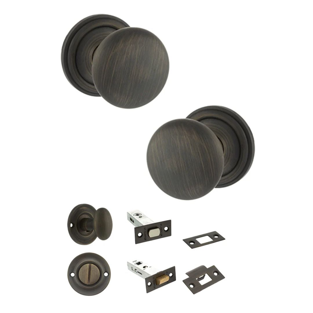 Atlantic OE58MMK Old English Harrogate Mortice Knob Door Handle Pack