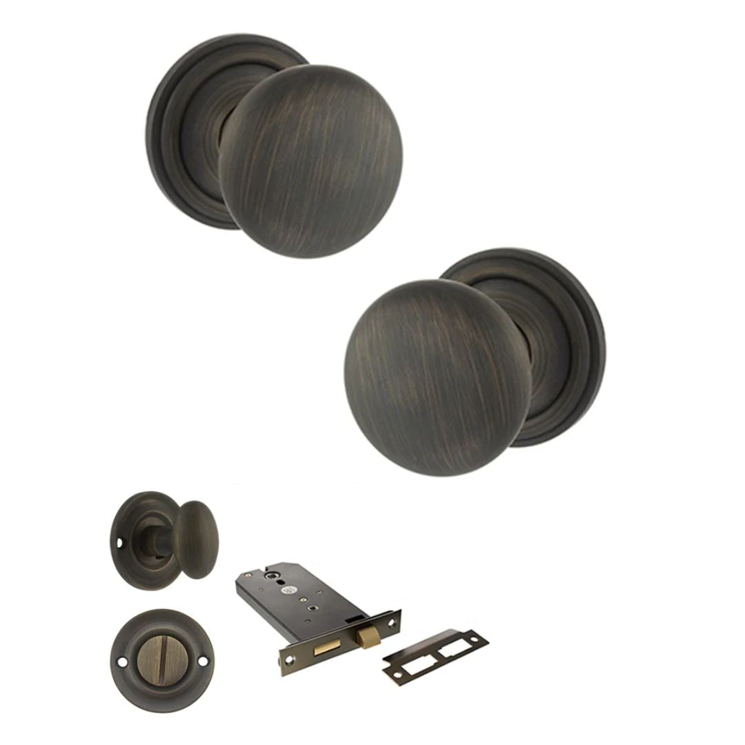 Atlantic OE58MMK Old English Harrogate Mortice Knob Door Handle Pack