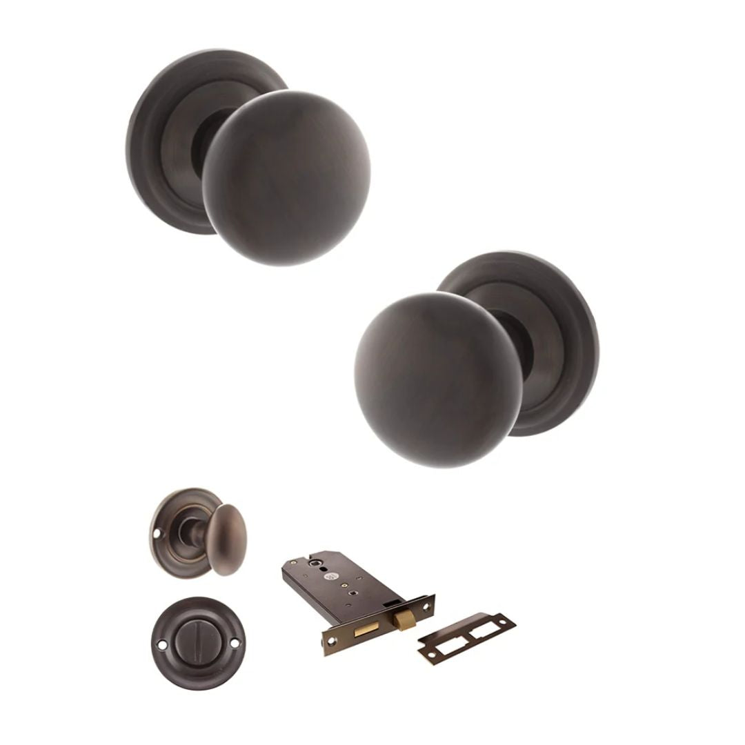 Atlantic OE58MMK Old English Harrogate Mortice Knob Door Handle Pack