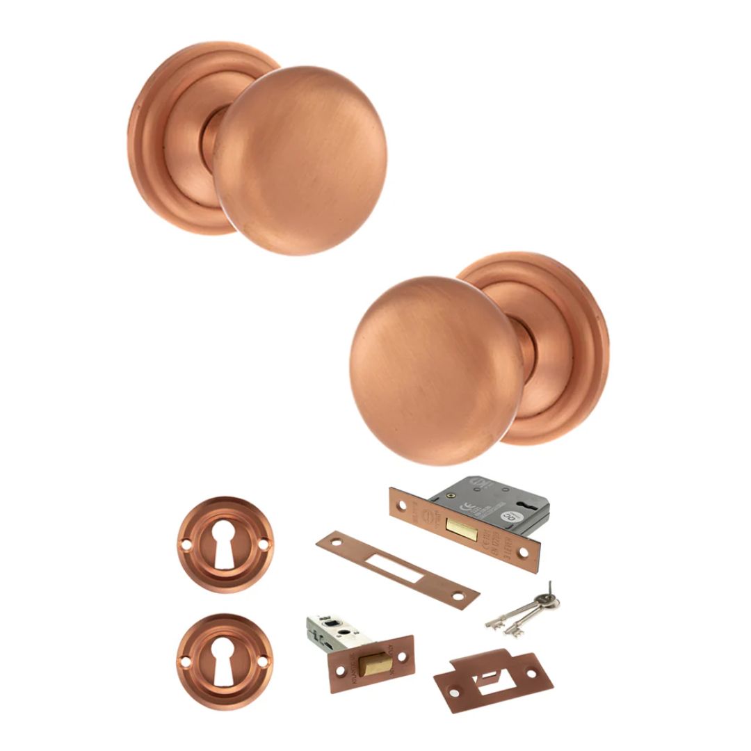 Atlantic OE58MMK Old English Harrogate Mortice Knob Door Handle Pack