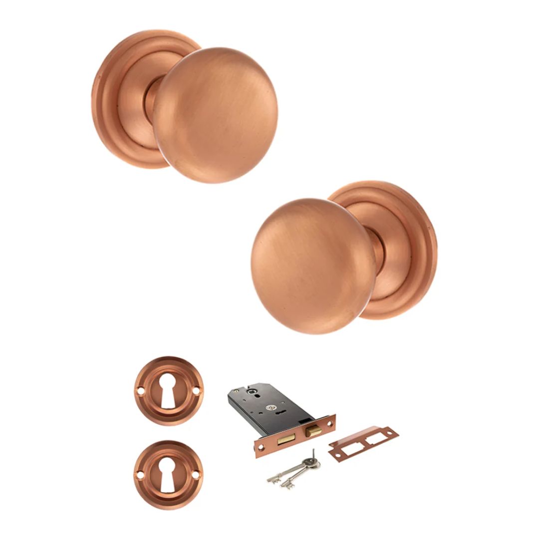 Atlantic OE58MMK Old English Harrogate Mortice Knob Door Handle Pack