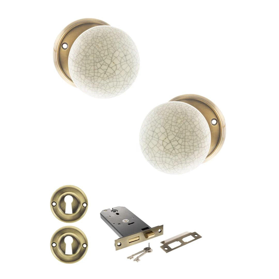 Atlantic OE59CMK Old English Skipton Mortice Knob Door Handle Pack