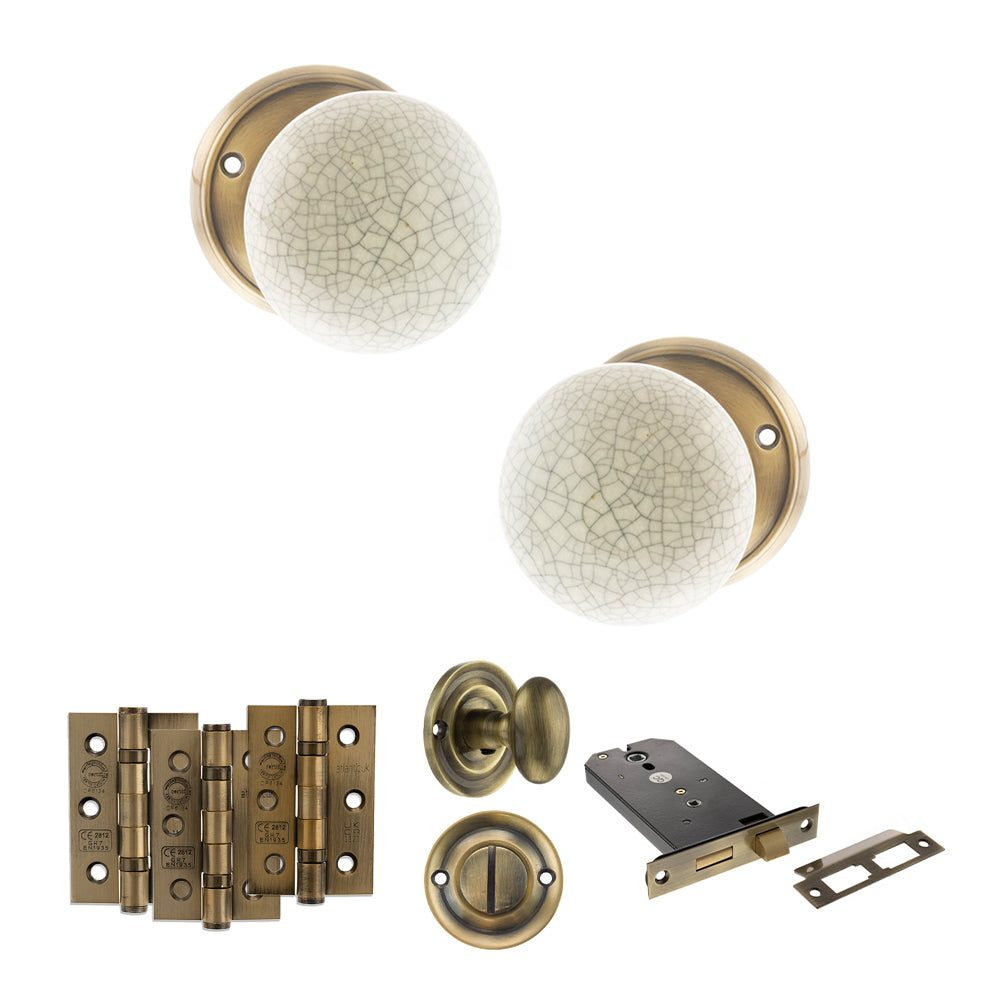 Atlantic OE59CMK Old English Skipton Mortice Knob Door Handle Pack
