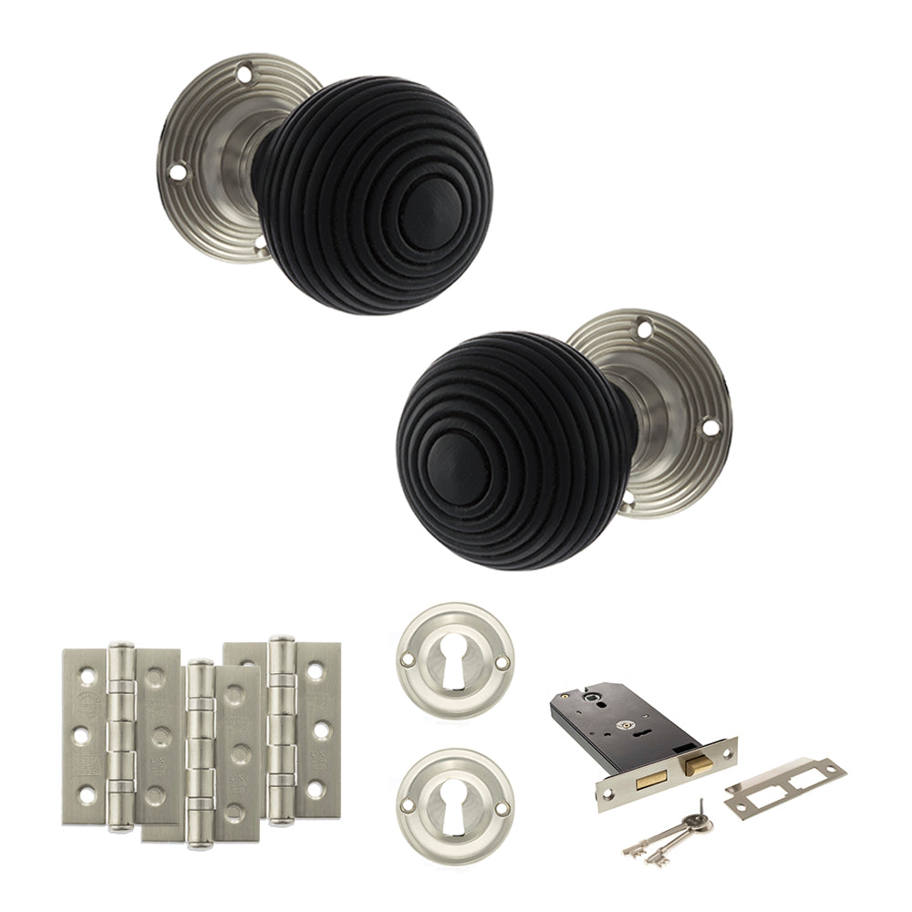 Atlantic OE60RREMK Old English Whitby Mortice Knob Door Handle Pack