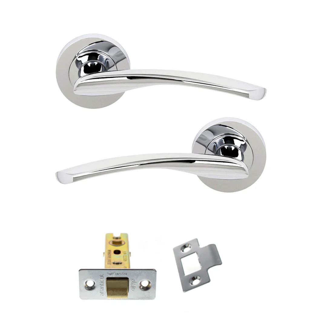 Atlantic S22R Status Arizona on Round Rose Door Handle Pack