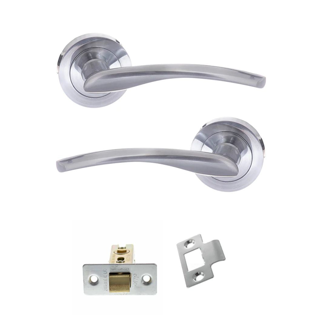 Atlantic S22R Status Arizona on Round Rose Door Handle Pack