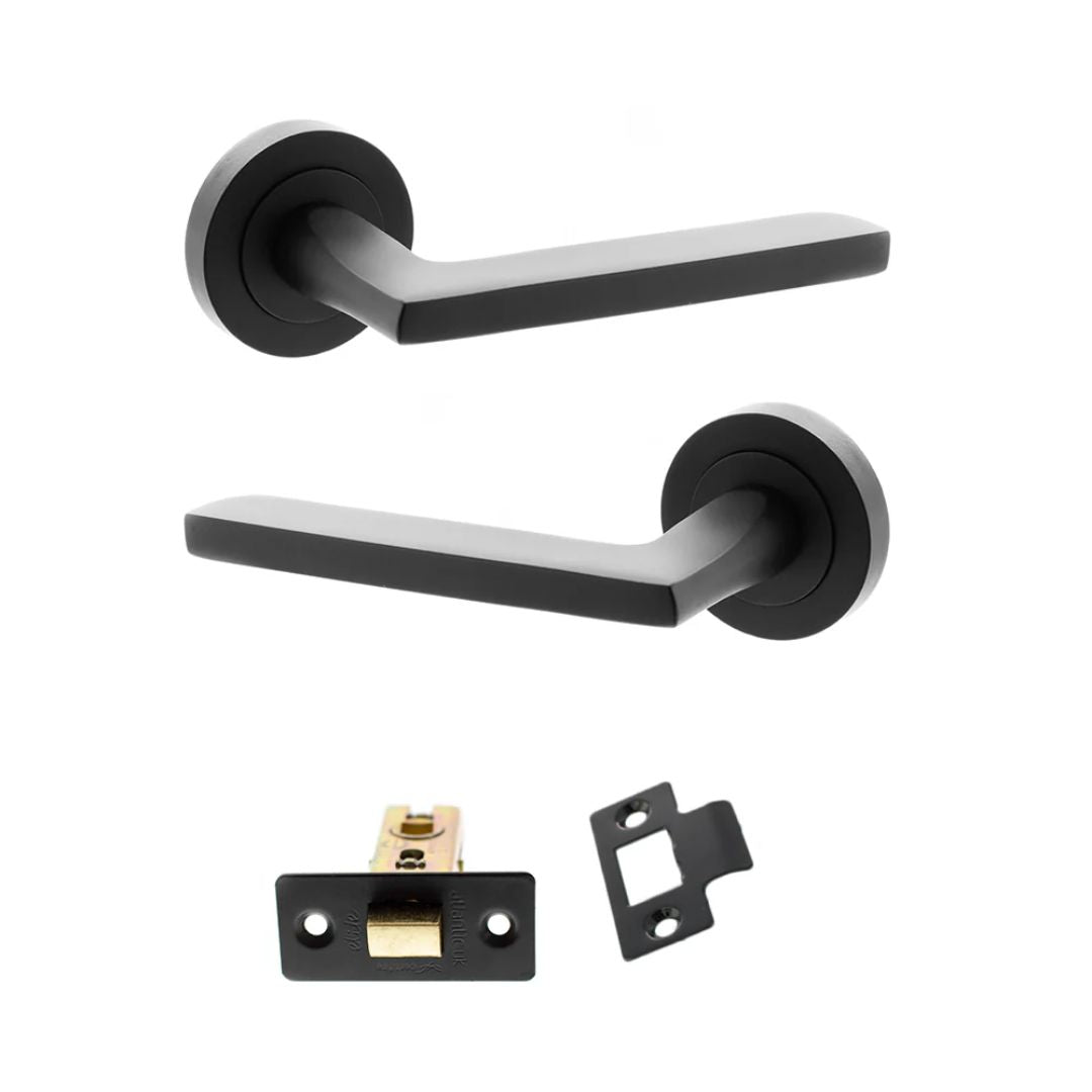 Atlantic S26RMB Status Alaska on Round Rose Door Handle Pack