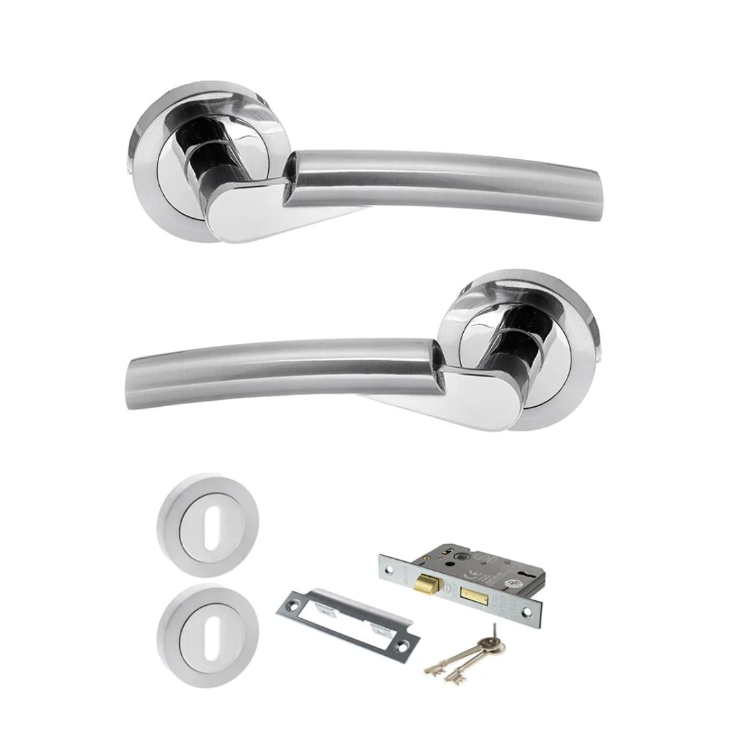 Atlantic S32RSCPC Status Florida on Round Rose Door Handle Pack