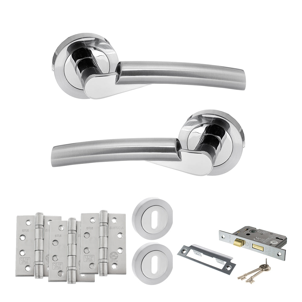 Atlantic S32RSCPC Status Florida on Round Rose Door Handle Pack