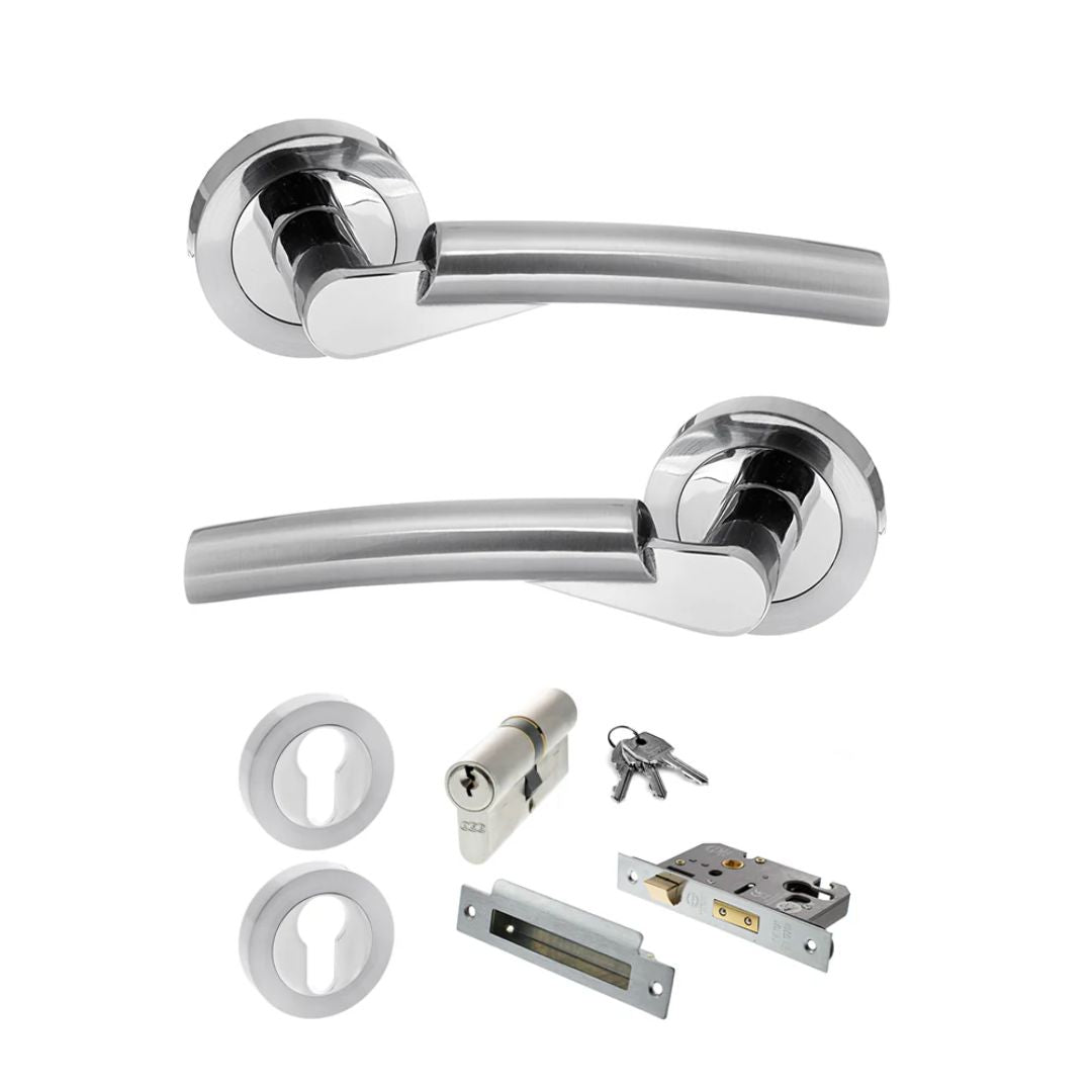 Atlantic S32RSCPC Status Florida on Round Rose Door Handle Pack
