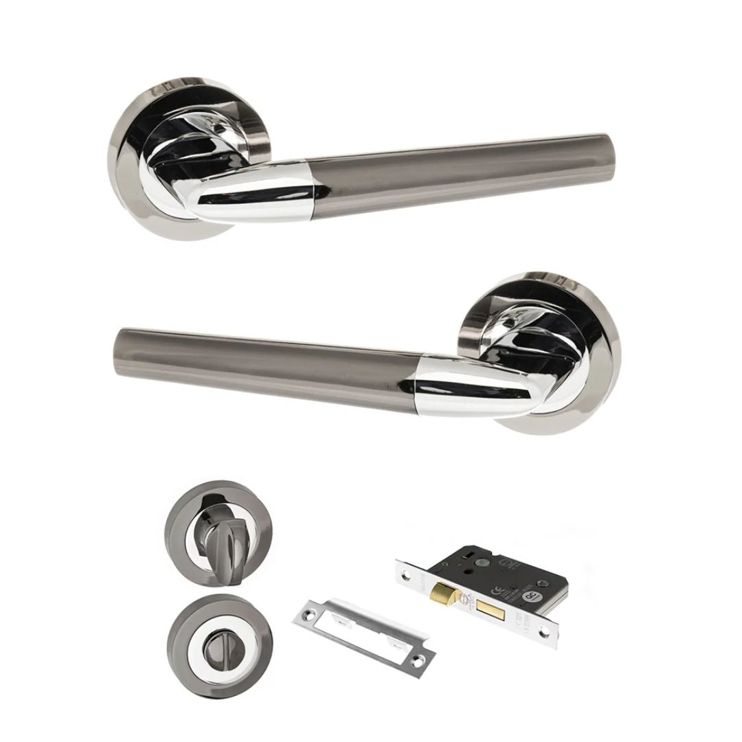 Atlantic S37RBNPC Status Tennessee on Round Rose Door Handle Pack