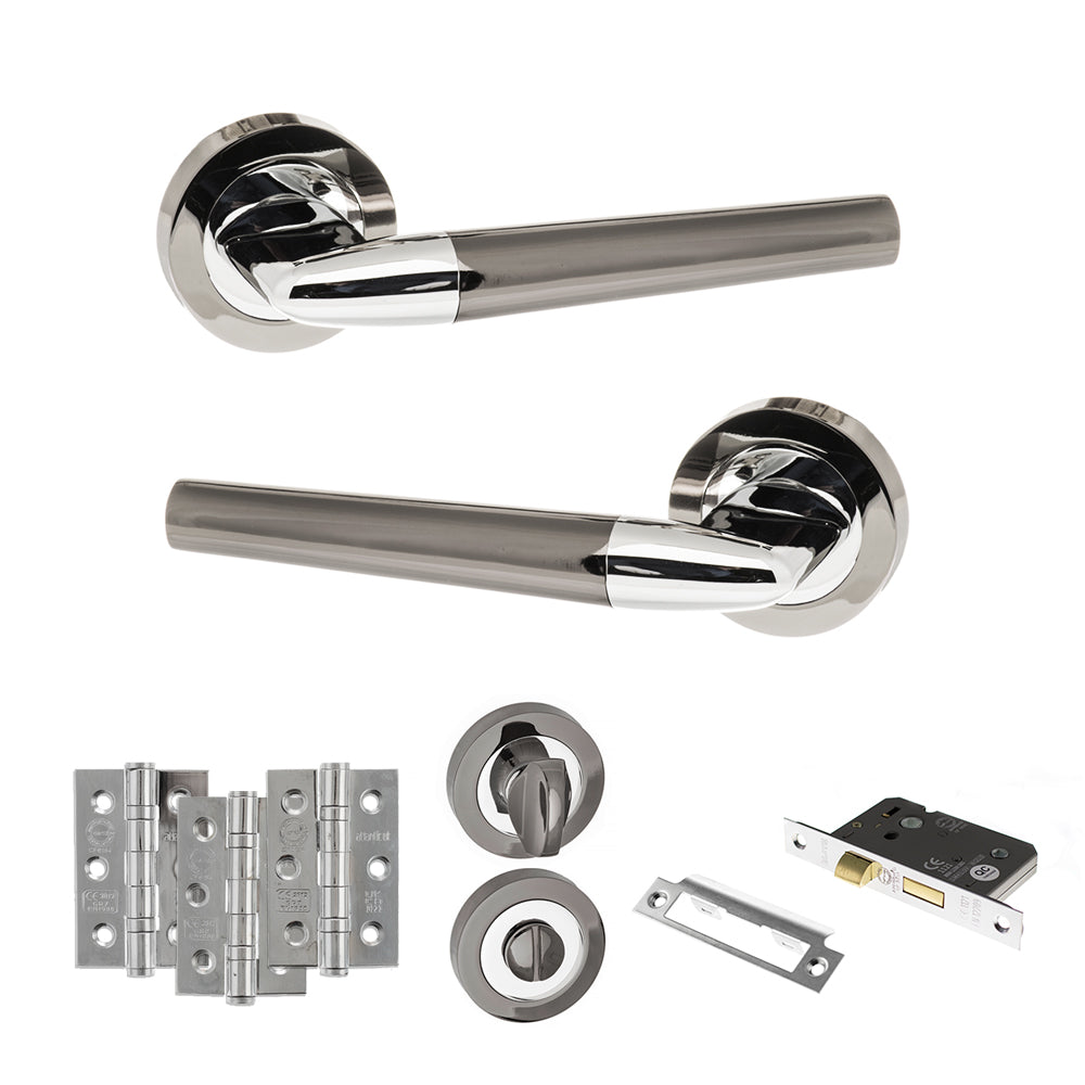 Atlantic S37RBNPC Status Tennessee on Round Rose Door Handle Pack