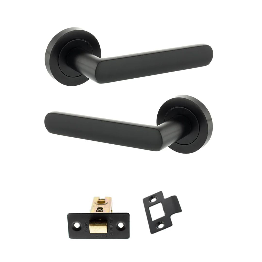 Atlantic S42R Status Carolina on Round Rose Door Handle Pack
