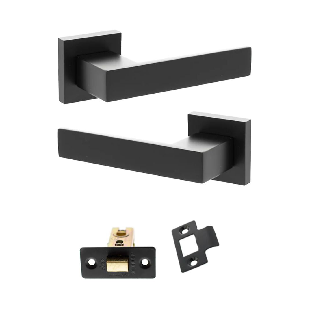 Atlantic SP217 Senza Pari Panetti on Square Rose Door Handle Pack