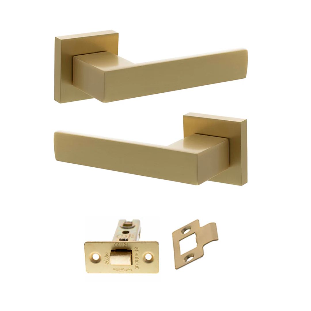 Atlantic SP217 Senza Pari Panetti on Square Rose Door Handle Pack
