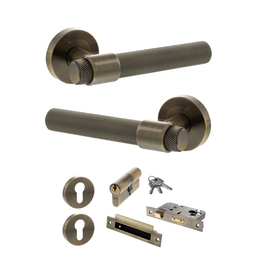 Atlantic SPR160 Senza Pari Andretta on Round Rose Door Handle Pack
