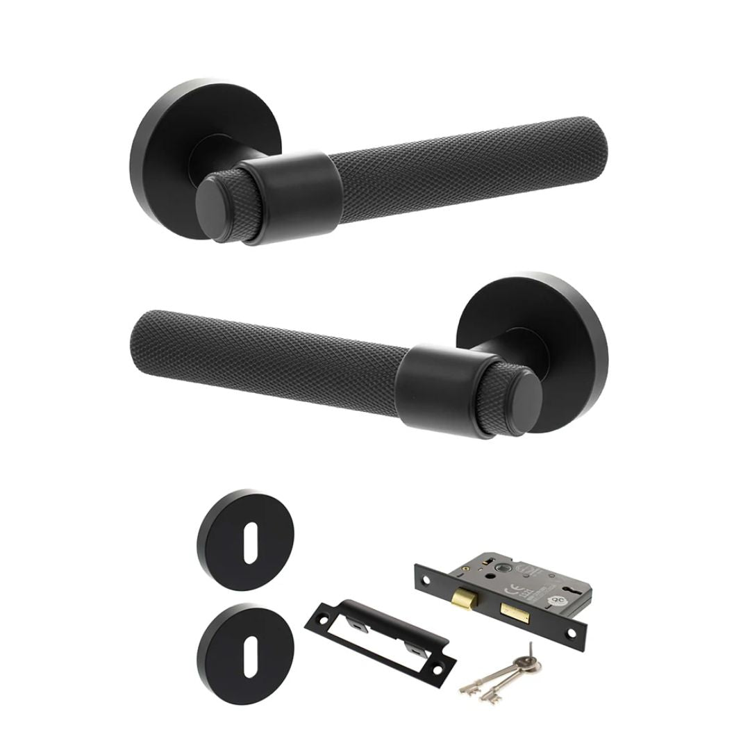 Atlantic SPR160 Senza Pari Andretta on Round Rose Door Handle Pack