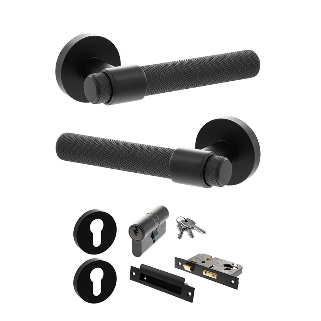 Atlantic SPR160 Senza Pari Andretta on Round Rose Door Handle Pack