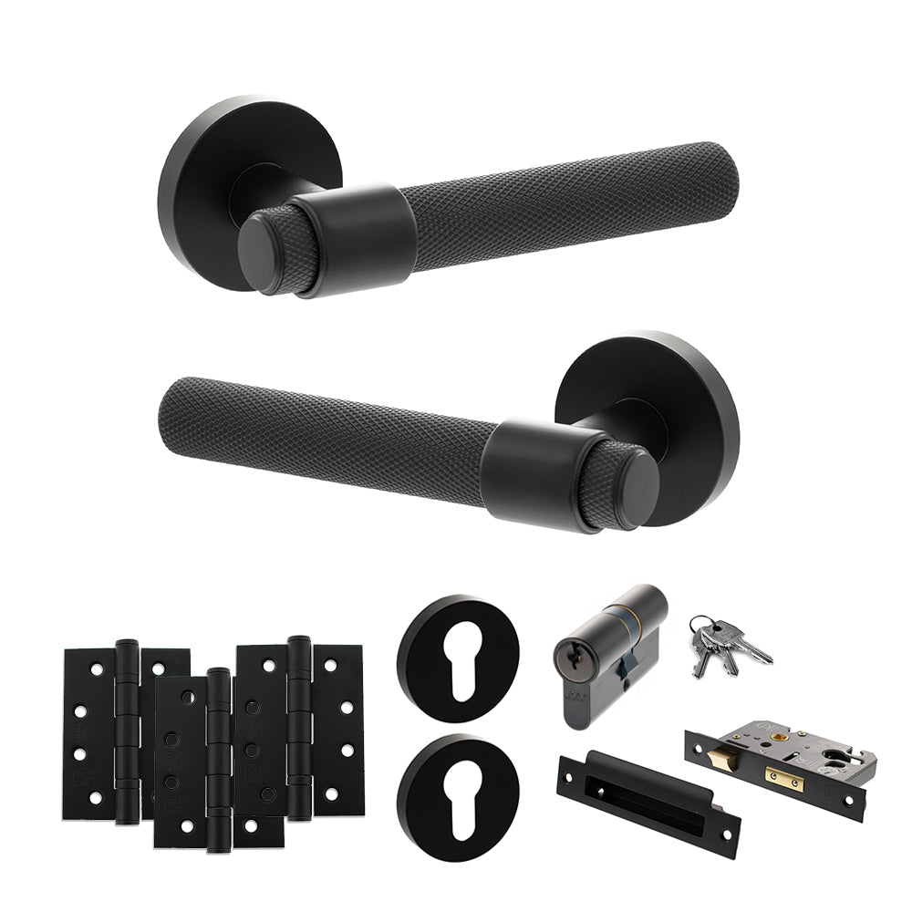 Atlantic SPR160 Senza Pari Andretta on Round Rose Door Handle Pack