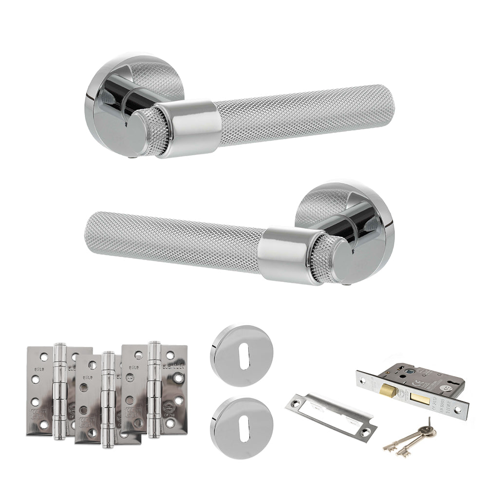 Atlantic SPR160 Senza Pari Andretta on Round Rose Door Handle Pack