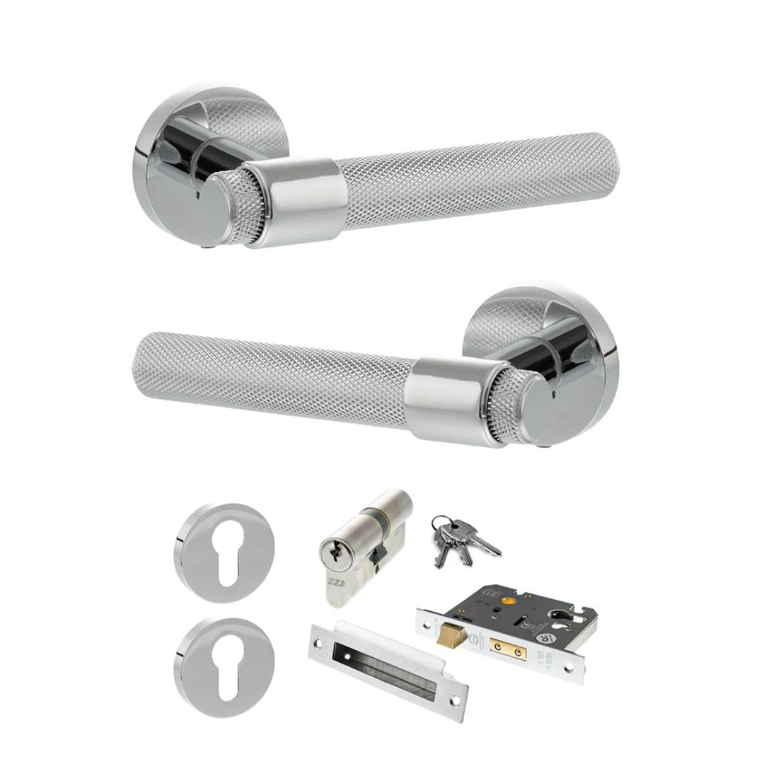 Atlantic SPR160 Senza Pari Andretta on Round Rose Door Handle Pack