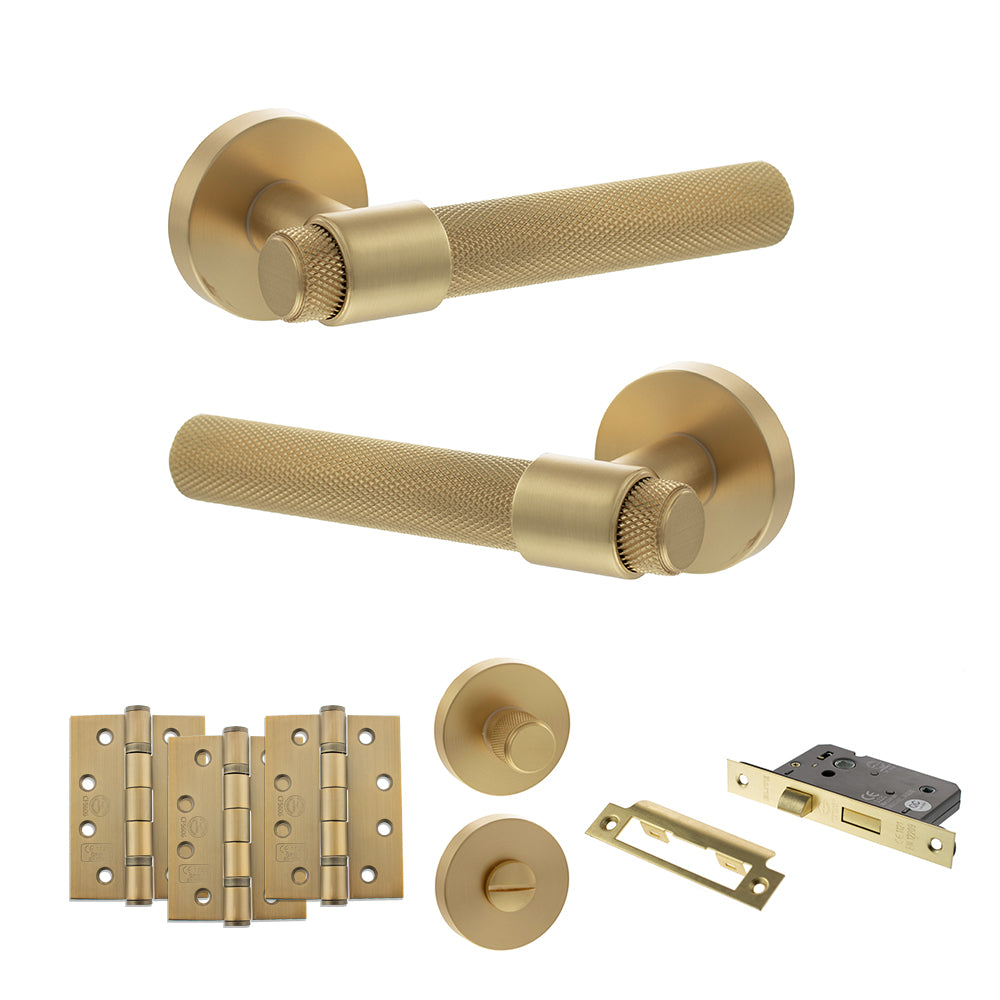 Atlantic SPR160 Senza Pari Andretta on Round Rose Door Handle Pack