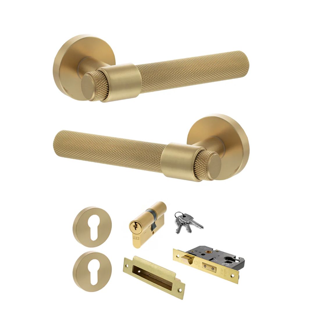 Atlantic SPR160 Senza Pari Andretta on Round Rose Door Handle Pack