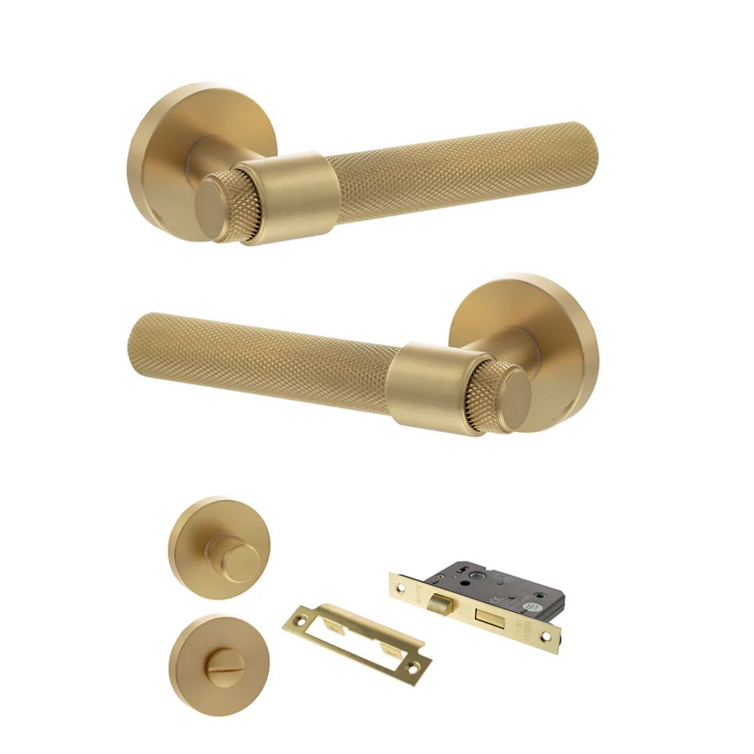 Atlantic SPR160 Senza Pari Andretta on Round Rose Door Handle Pack