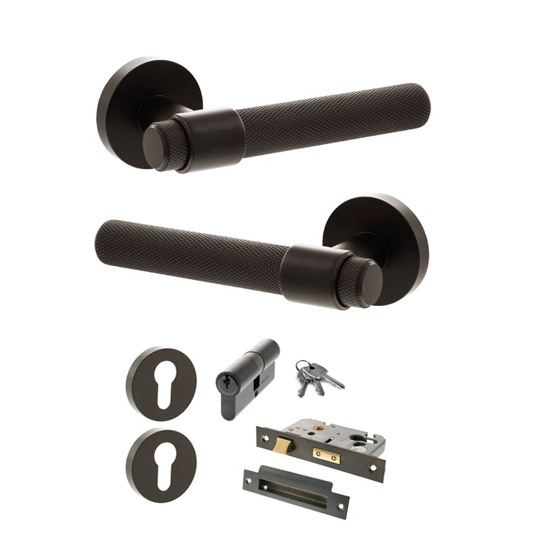 Atlantic SPR160 Senza Pari Andretta on Round Rose Door Handle Pack