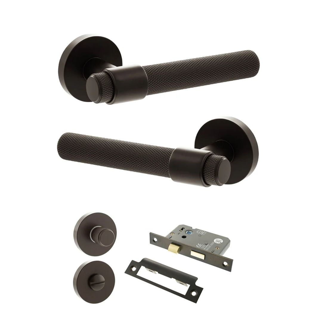 Atlantic SPR160 Senza Pari Andretta on Round Rose Door Handle Pack