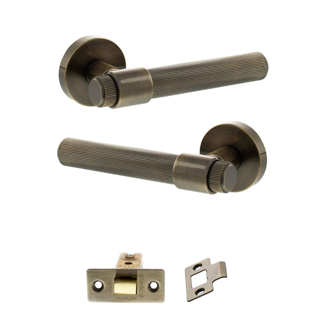 Atlantic SPR165 Senza Pari Fasana on Round Rose Door Handle Pack
