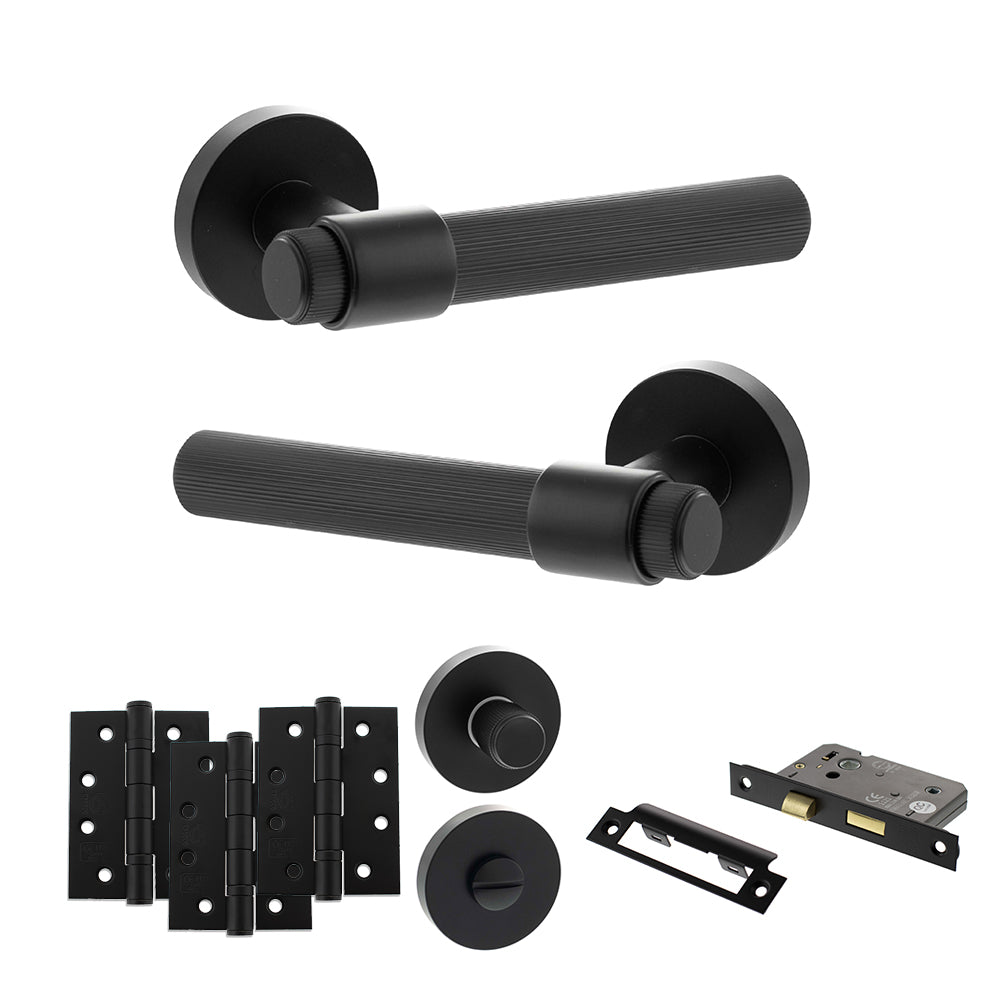 Atlantic SPR165 Senza Pari Fasana on Round Rose Door Handle Pack