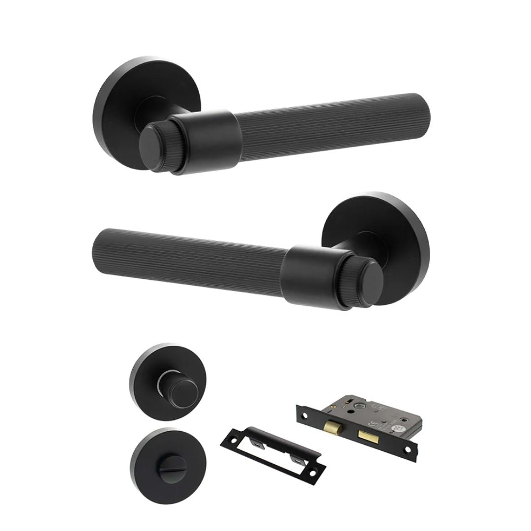 Atlantic SPR165 Senza Pari Fasana on Round Rose Door Handle Pack