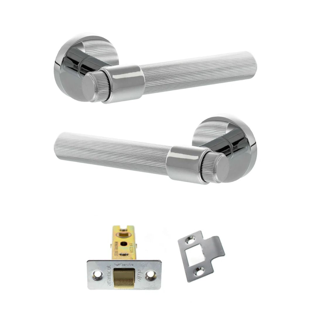 Atlantic SPR165 Senza Pari Fasana on Round Rose Door Handle Pack