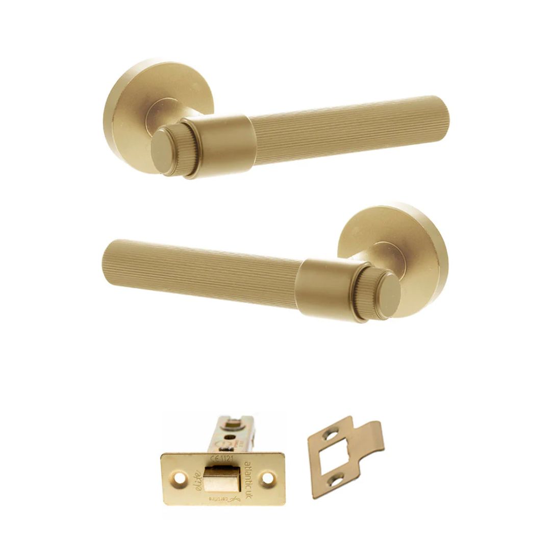 Atlantic SPR165 Senza Pari Fasana on Round Rose Door Handle Pack