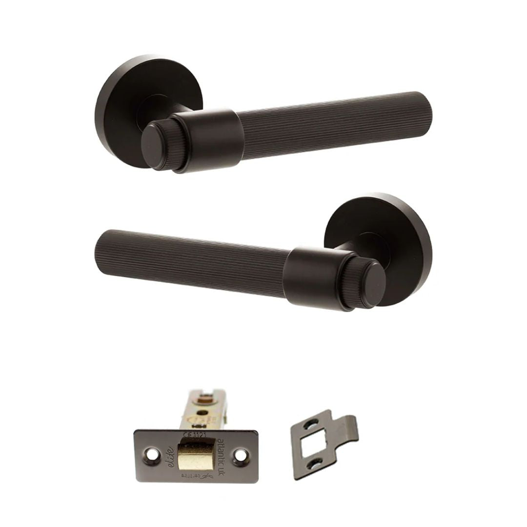 Atlantic SPR165 Senza Pari Fasana on Round Rose Door Handle Pack