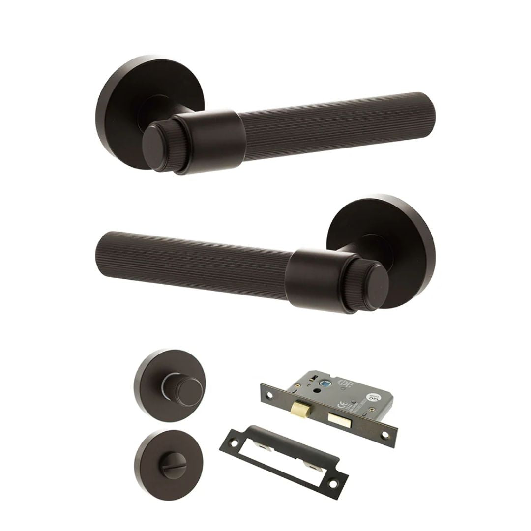 Atlantic SPR165 Senza Pari Fasana on Round Rose Door Handle Pack
