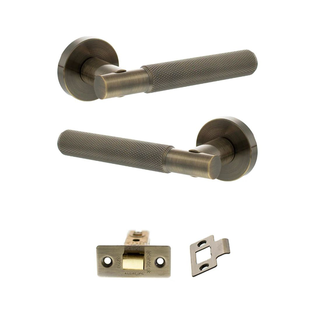 Atlantic SPR170 Senza Pari Rosarno on Round Rose Door Handle Pack
