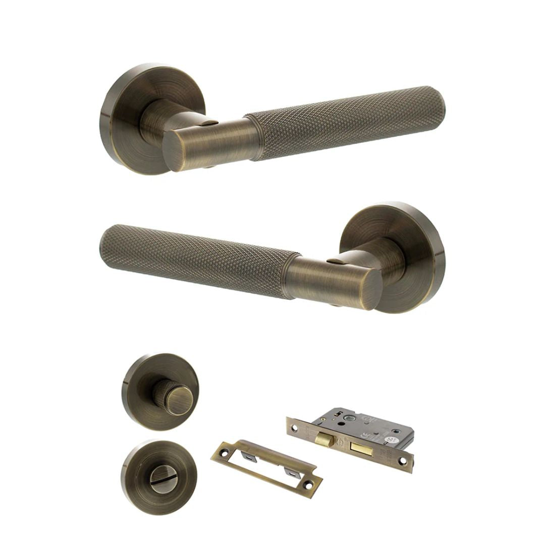 Atlantic SPR170 Senza Pari Rosarno on Round Rose Door Handle Pack