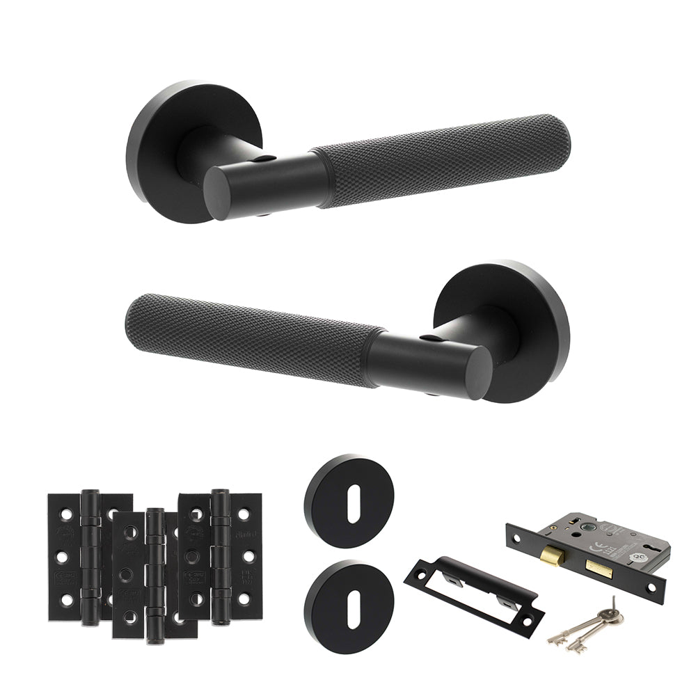 Atlantic SPR170 Senza Pari Rosarno on Round Rose Door Handle Pack