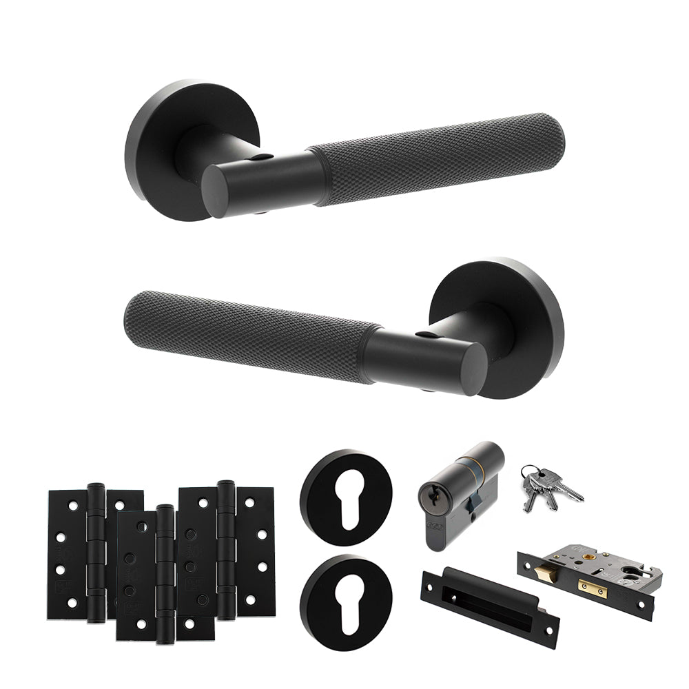 Atlantic SPR170 Senza Pari Rosarno on Round Rose Door Handle Pack