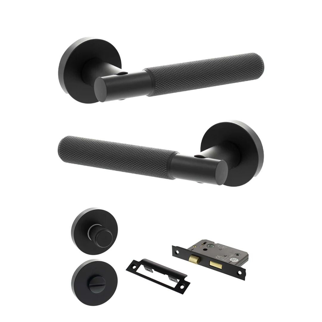 Atlantic SPR170 Senza Pari Rosarno on Round Rose Door Handle Pack