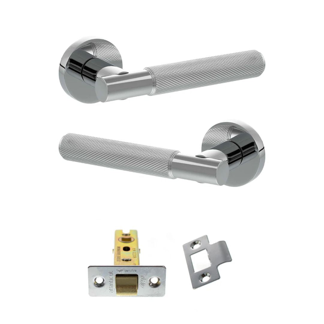 Atlantic SPR170 Senza Pari Rosarno on Round Rose Door Handle Pack