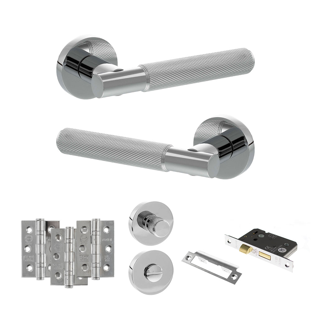 Atlantic SPR170 Senza Pari Rosarno on Round Rose Door Handle Pack