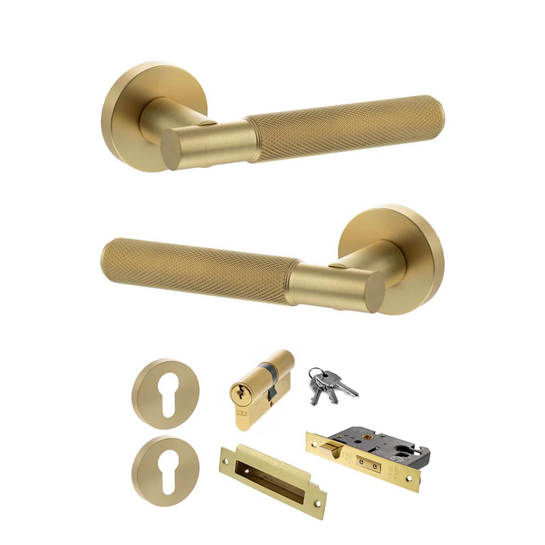 Atlantic SPR170 Senza Pari Rosarno on Round Rose Door Handle Pack